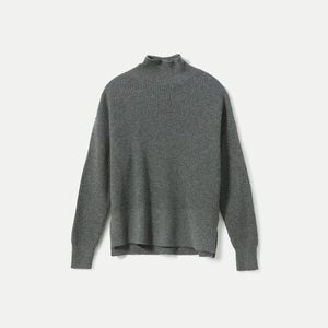 Everlane Cashmere Waffle Square Turtleneck